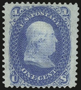 Sale 975, Lot 1304, 1867-68 Grilled Issue (Scott 79-101), including the 10c Z Grill