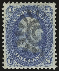 Sale 975, Lot 1305, 1867-68 Grilled Issue (Scott 79-101), including the 10c Z Grill