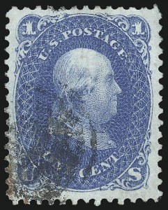 Sale 975, Lot 1307, 1867-68 Grilled Issue (Scott 79-101), including the 10c Z Grill