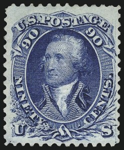 Sale 975, Lot 1320, 1867-68 Grilled Issue (Scott 79-101), including the 10c Z Grill