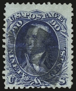 Sale 975, Lot 1323, 1867-68 Grilled Issue (Scott 79-101), including the 10c Z Grill