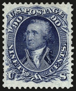 Sale 975, Lot 1329, 1875 Re-Issue of 1861-66 Issue (Scott 102-111)