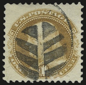 Sale 975, Lot 1334, 1869 Pictorial Issue (Scott 112-122), 1c Buff (112) Sale 975, Lot 1334, 1869 Pictorial Issue (Scott 112-122)
