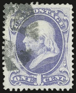 Sale 975, Lot 1386, 1870-71 National Bank Note Co. Grilled Issue (Scott 134-144)