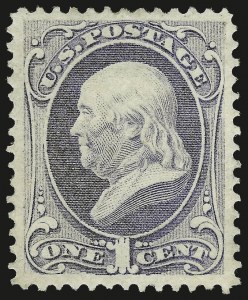 Sale 975, Lot 1396, 1870-71 National Bank Note Co. Ungrilled Issue (Scott 145-155)