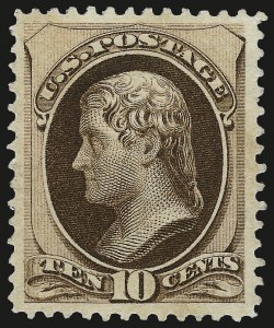 Sale 975, Lot 1420, 1875-79 Continental and American Bank Note Co. Issues (Scott 178-191)