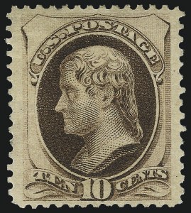 Sale 975, Lot 1422, 1875-79 Continental and American Bank Note Co. Issues (Scott 178-191)