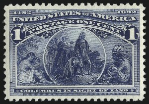 Sale 975, Lot 1474, 1893 Columbian Issue (1c thru 8c, Scott 230-236)