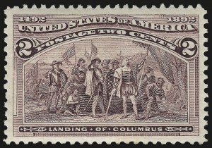 Sale 975, Lot 1481, 1893 Columbian Issue (1c thru 8c, Scott 230-236)