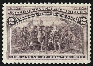 Sale 975, Lot 1482, 1893 Columbian Issue (1c thru 8c, Scott 230-236)