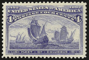 Sale 975, Lot 1493, 1893 Columbian Issue (1c thru 8c, Scott 230-236)
