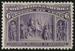 Sale Number 975, Lot Number 1503, 1893 Columbian Issue (1c thru 8c, Scott 230-236)
