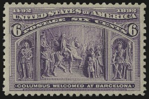 Sale Number 975, Lot Number 1504, 1893 Columbian Issue (1c thru 8c, Scott 230-236)