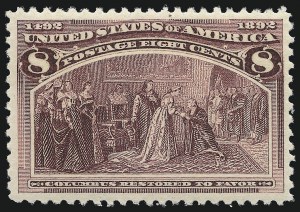 Sale 975, Lot 1513, 1893 Columbian Issue (1c thru 8c, Scott 230-236)