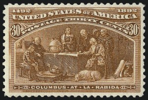 Sale 975, Lot 1527, 1893 Columbian Issue (10c thru $1.00, Scott 237-241)