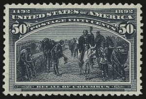Sale 975, Lot 1529, 1893 Columbian Issue (10c thru $1.00, Scott 237-241)