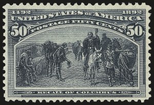 Sale 975, Lot 1532, 1893 Columbian Issue (10c thru $1.00, Scott 237-241)