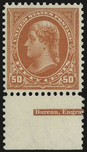 Sale 975, Lot 1586, 1895 Watermarked Bureau Issue (Scott 264-278)