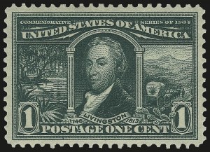 Sale Number 975, Lot Number 1694, 1904 Louisiana Purchase, Jamestown Issues (Scott 323-330)