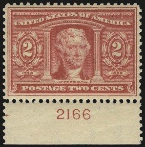 Sale 975, Lot 1698, 1904 Louisiana Purchase, Jamestown Issues (Scott 323-330)