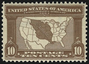 Sale Number 975, Lot Number 1703, 1904 Louisiana Purchase, Jamestown Issues (Scott 323-330)