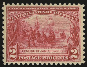 Sale 975, Lot 1712, 1904 Louisiana Purchase, Jamestown Issues (Scott 323-330)