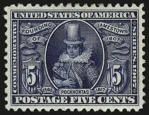 Sale Number 975, Lot Number 1716, 1904 Louisiana Purchase, Jamestown Issues (Scott 323-330)