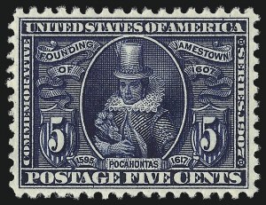 Sale Number 975, Lot Number 1717, 1904 Louisiana Purchase, Jamestown Issues (Scott 323-330)