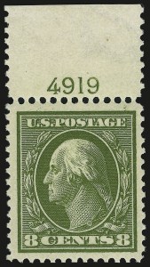 Sale 975, Lot 1724, 1908-10 Washington-Franklin Issues (Scott 331-356)