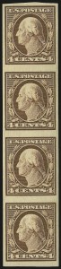 Sale 975, Lot 1734, 1908-10 Washington-Franklin Issues (Scott 331-356)