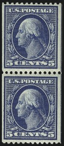 Sale 975, Lot 1742, 1908-10 Washington-Franklin Issues (Scott 331-356)