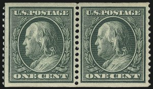 Sale 975, Lot 1746, 1908-10 Washington-Franklin Issues (Scott 331-356)