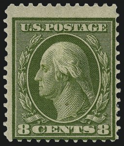 Sale 975, Lot 1757, 1909 Bluish Paper Issue (Scott 357-366)