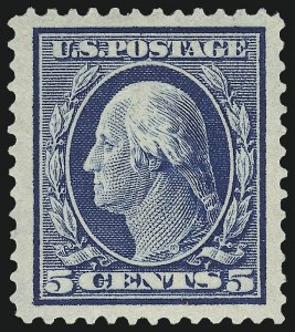 Sale 975, Lot 1765, 1910-13 Washington-Franklin Issue (Scott 374-396)