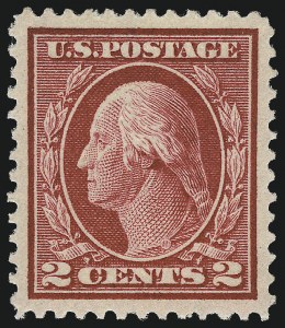 Sale 975, Lot 1823, 1912-14 Washington-Franklin Issue (Scott 405-423)