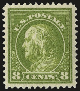 Sale 975, Lot 1829, 1912-14 Washington-Franklin Issue (Scott 405-423)