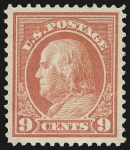 Sale 975, Lot 1832, 1912-14 Washington-Franklin Issue (Scott 405-423)