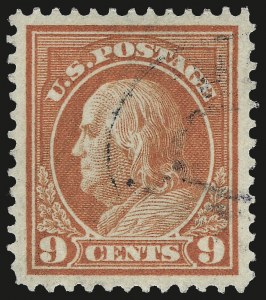Sale Number 975, Lot Number 1834, 1912-14 Washington-Franklin Issue (Scott 405-423)