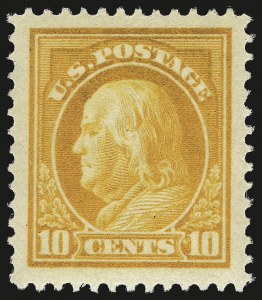 Sale 975, Lot 1835, 1912-14 Washington-Franklin Issue (Scott 405-423)