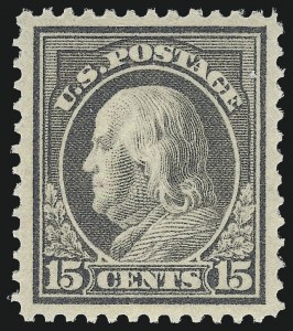 Sale 975, Lot 1837, 1912-14 Washington-Franklin Issue (Scott 405-423)