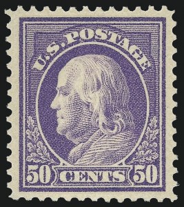 Sale 975, Lot 1840, 1912-14 Washington-Franklin Issue (Scott 405-423)