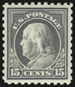 Sale 975, Lot 1858, 1913-15 Washington-Franklin Issues (Scott 424-460)