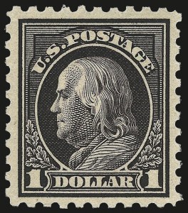 Sale 975, Lot 1885, 1913-15 Washington-Franklin Issues (Scott 424-460)