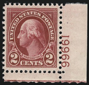 Sale 975, Lot 2016, 1922-29 Issues (Scott 574-657a)