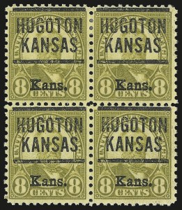 Sale 975, Lot 2035, Kans.-Nebr. Overprints (Scott 659-678)