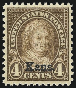 Sale Number 975, Lot Number 2045, Kans.-Nebr. Overprints (Scott 659-678)
