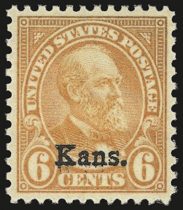 Sale Number 975, Lot Number 2050, Kans.-Nebr. Overprints (Scott 659-678)