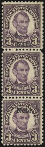 Sale 975, Lot 2057, Kans.-Nebr. Overprints (Scott 659-678)