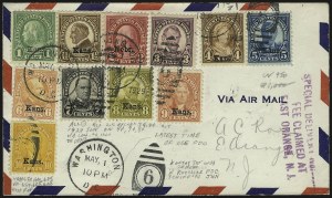 Sale 975, Lot 2066, Kans.-Nebr. Overprints on Cover (Scott 659-678)