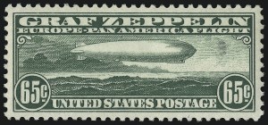 Sale Number 975, Lot Number 2123, Air Post Graf Zeppelin Issue (Scott C13-C15)